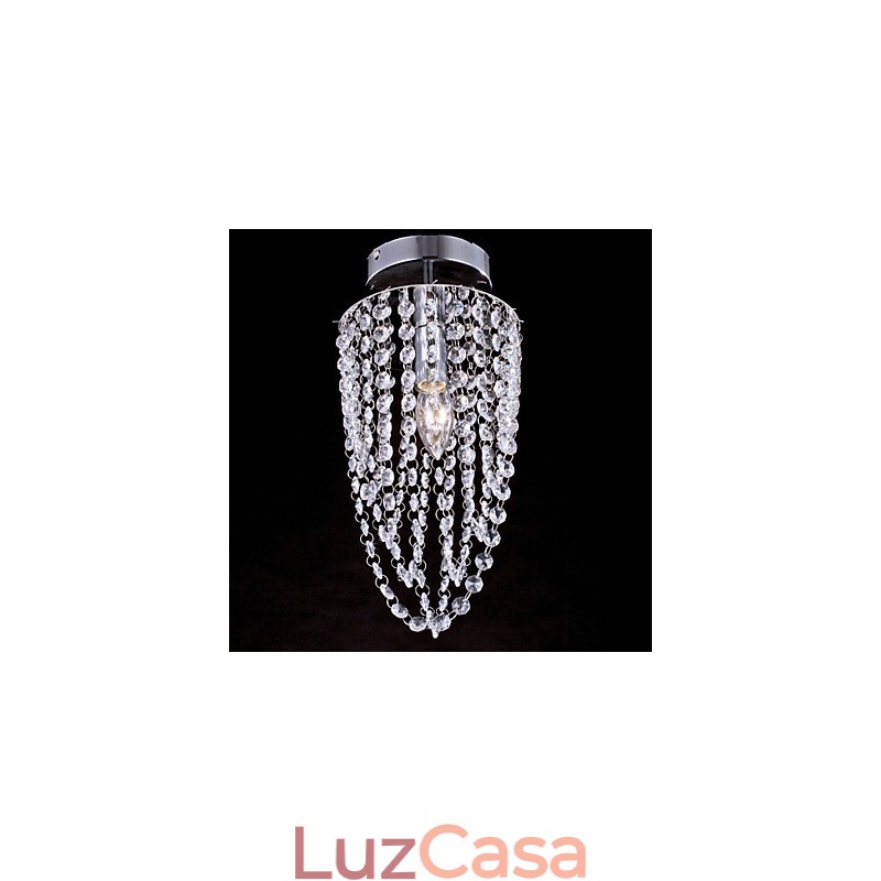 Montagem embutida Cristal Moderno Contemporâneo Exterior Metal