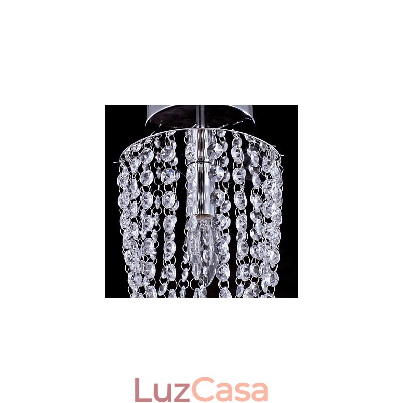 Montagem embutida Cristal Moderno Contemporâneo Exterior Metal