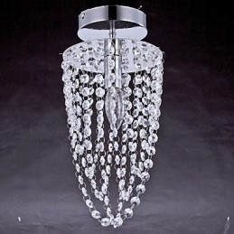 Montagem embutida Cristal Moderno Contemporâneo Exterior Metal