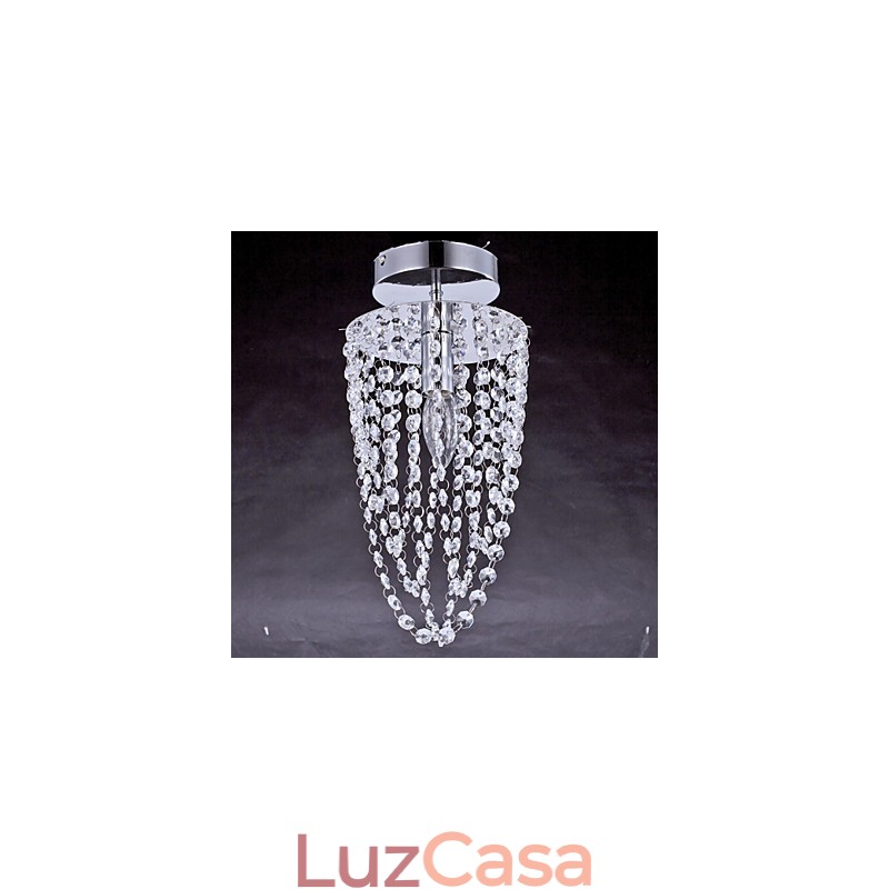 Montagem embutida Cristal Moderno Contemporâneo Exterior Metal