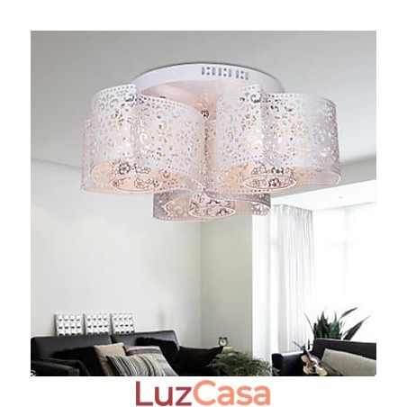 Luz redonda de ferro forjado Vento quente 3 absorve luz de cúpula Luz redonda de ferro forjado Vento quente 3 absorve luz de cúpula