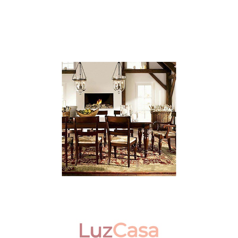 Lustre tradicional clássico vintage estilo mini galvanizado