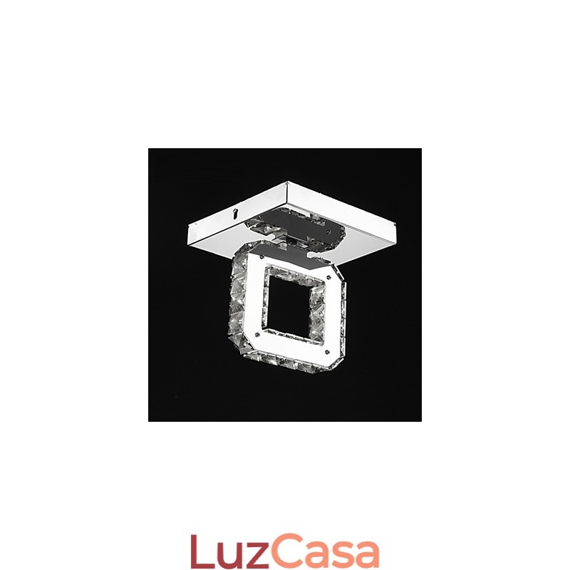 Moderno Contemporâneo Cristal Metal Montagem Embutida