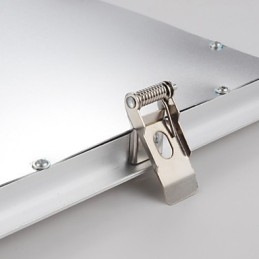 Painel de luz de teto integrado com borda branca