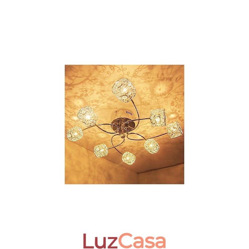 Moderno Contemporâneo Cristal Galvanizado Montagem Embutida