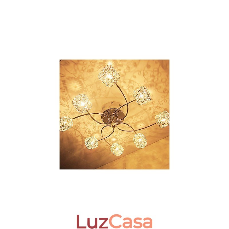 Moderno Contemporâneo Cristal Galvanizado Montagem Embutida