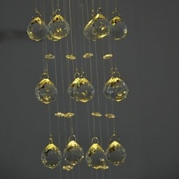 Luminária de Cristal de Luxo