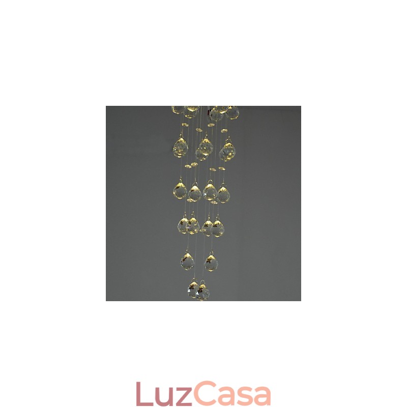 Luminária de Cristal de Luxo