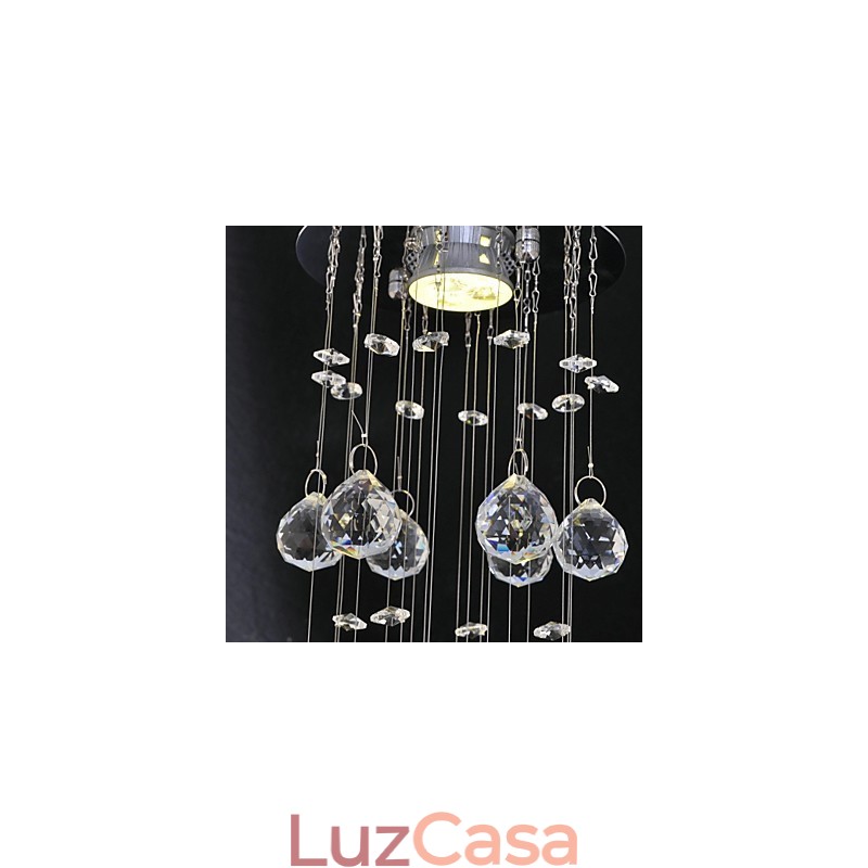 Luminária de Cristal de Luxo
