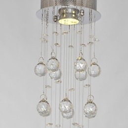 Luminária de Cristal de Luxo