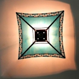 29,5 cm A varanda mediterrânea Dovetail The To Absorb Dome Light Lamp