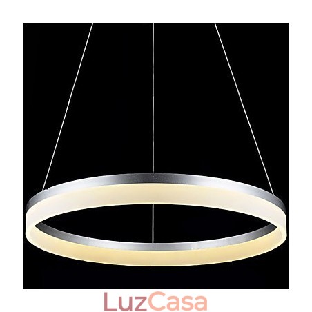 Luminárias pendentes redondas, modernas, de acrílico, iluminação luxuosa, luminárias de teto de anel único Luminárias pendentes redondas, modernas, de acrílico, iluminação luxuosa, luminárias de teto de anel único