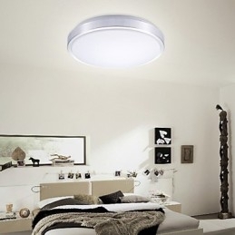 Luminárias embutidas redondas simples modernas diâmetro 35cm