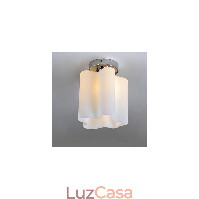 Lâmpadas de cabeça e lanternas Nuvens de vidro absorvem luz de cúpula luz pendente