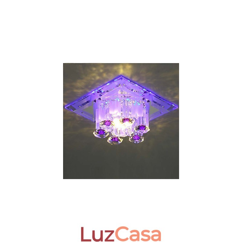 Lâmpada de cristal Smd CreativeTube Spotlight Absorve luz de cúpula