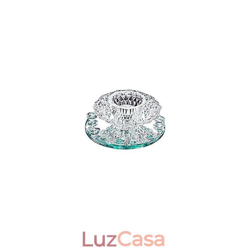 Mini estilo moderno e contemporâneo de cristal cromado metal embutido