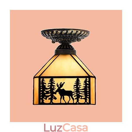 Natal Europeu Rural Artes Criativas Vitral Absorver Lâmpada Dome Luz Natal Europeu Rural Artes Criativas Vitral Absorver Lâmpada Dome Luz
