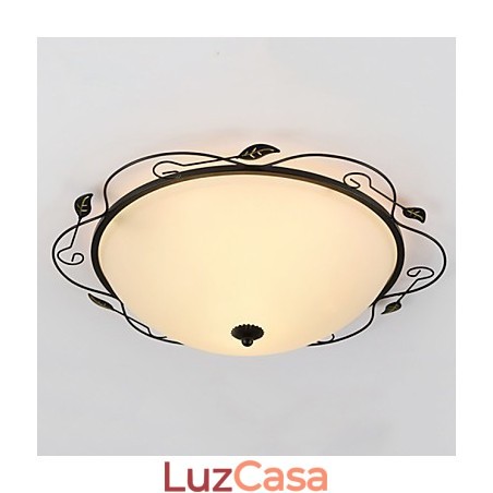 Lâmpada de luz de cúpula de absorção de estilo rural clássico de 32 cm da Europa Lâmpada de luz de cúpula de absorção de estilo rural clássico de 32 cm da Europa