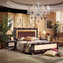 Lustre de cristal de luxo moderno, 8 luzes com sombra de tecido