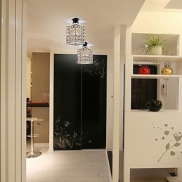 Moderno Contemporâneo Cristal Metal Galvanizado Montagem Embutida