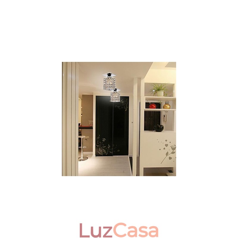 Moderno Contemporâneo Cristal Metal Galvanizado Montagem Embutida