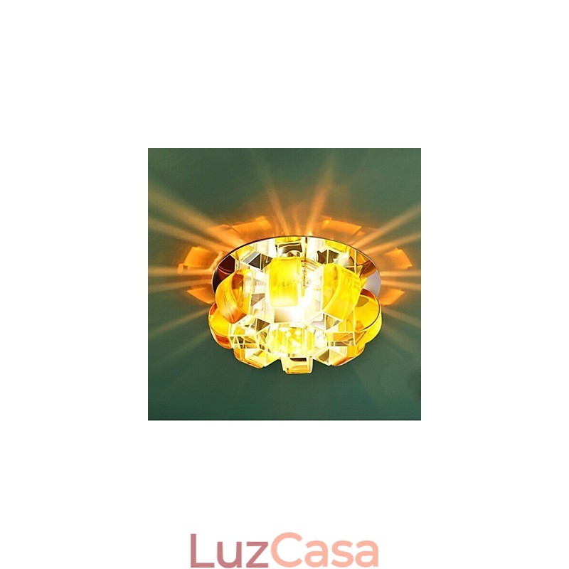 12*4.5cm lâmpada de cristal smd creativetube holofote absorve luz de cúpula