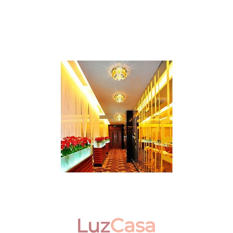 12*4.5cm lâmpada de cristal smd creativetube holofote absorve luz de cúpula