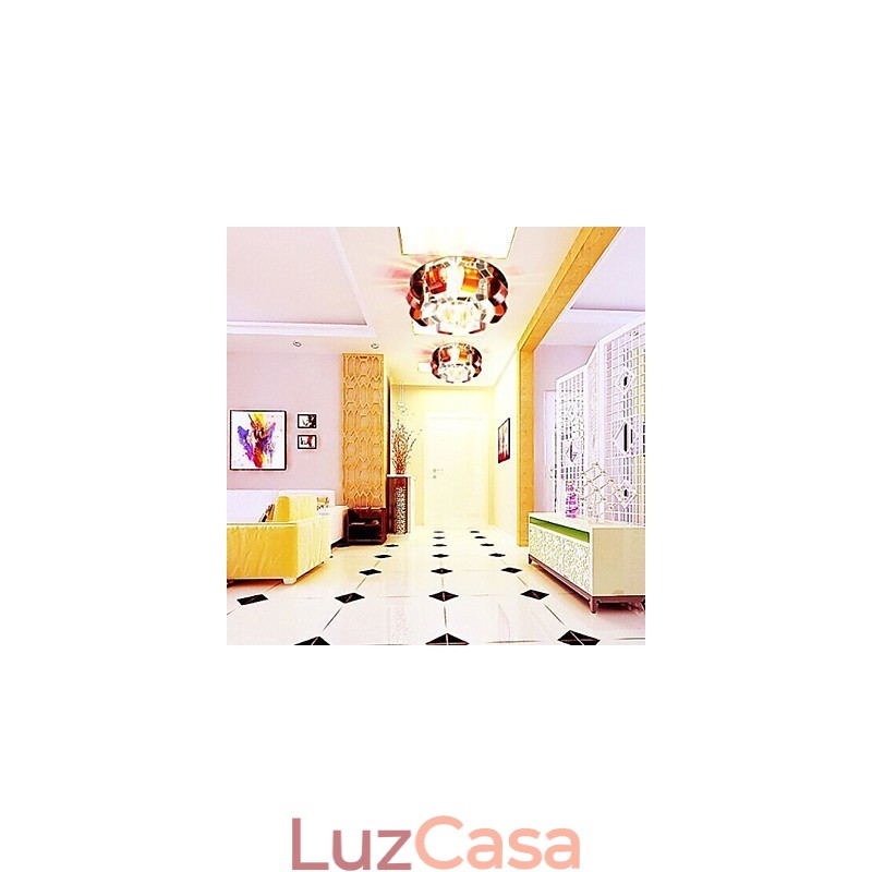 12*4.5cm lâmpada de cristal smd creativetube holofote absorve luz de cúpula