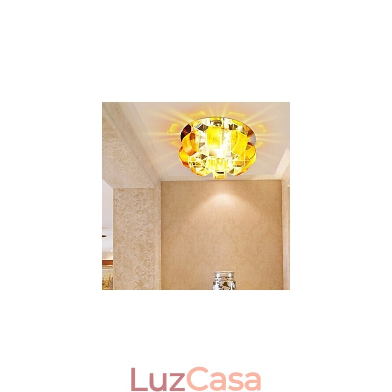 12*4.5cm lâmpada de cristal smd creativetube holofote absorve luz de cúpula