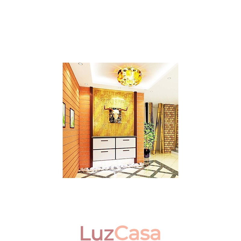 12*4.5cm lâmpada de cristal smd creativetube holofote absorve luz de cúpula