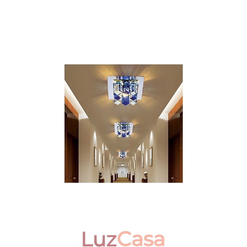 12*4.5cm lâmpada de cristal smd creativetube holofote absorve luz de cúpula