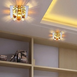 12*4.5cm lâmpada de cristal smd creativetube holofote absorve luz de cúpula