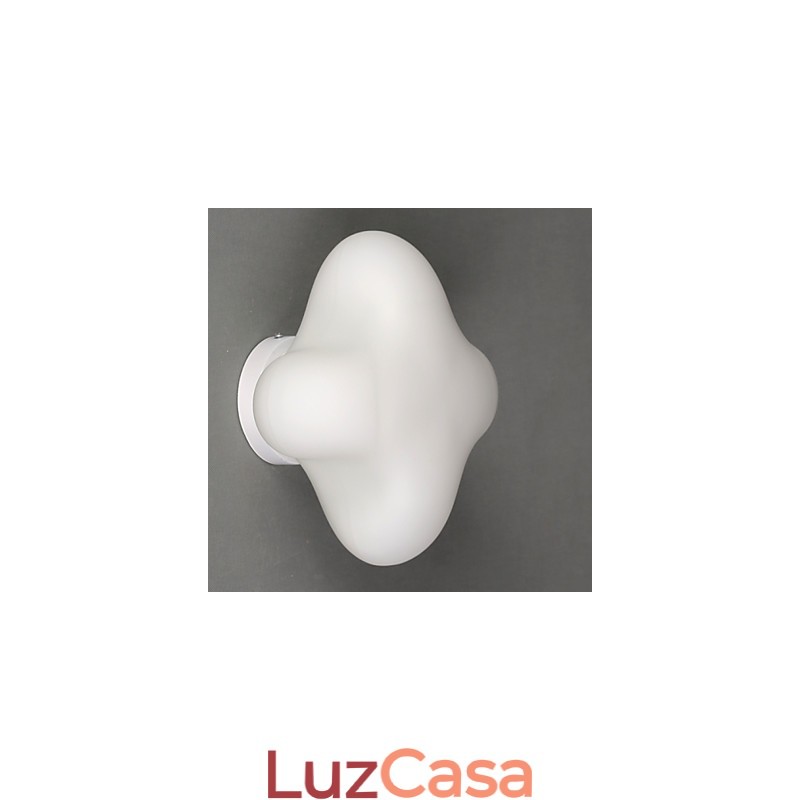 22*22CM Contemporâneo e Contraído Cabeça Única Lucky Grass Vidro Dome Light