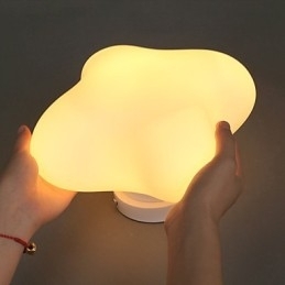 22*22CM Contemporâneo e Contraído Cabeça Única Lucky Grass Vidro Dome Light