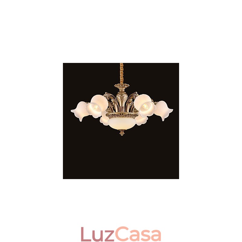 Lustre de Metal Moderno Contemporâneo Outros
