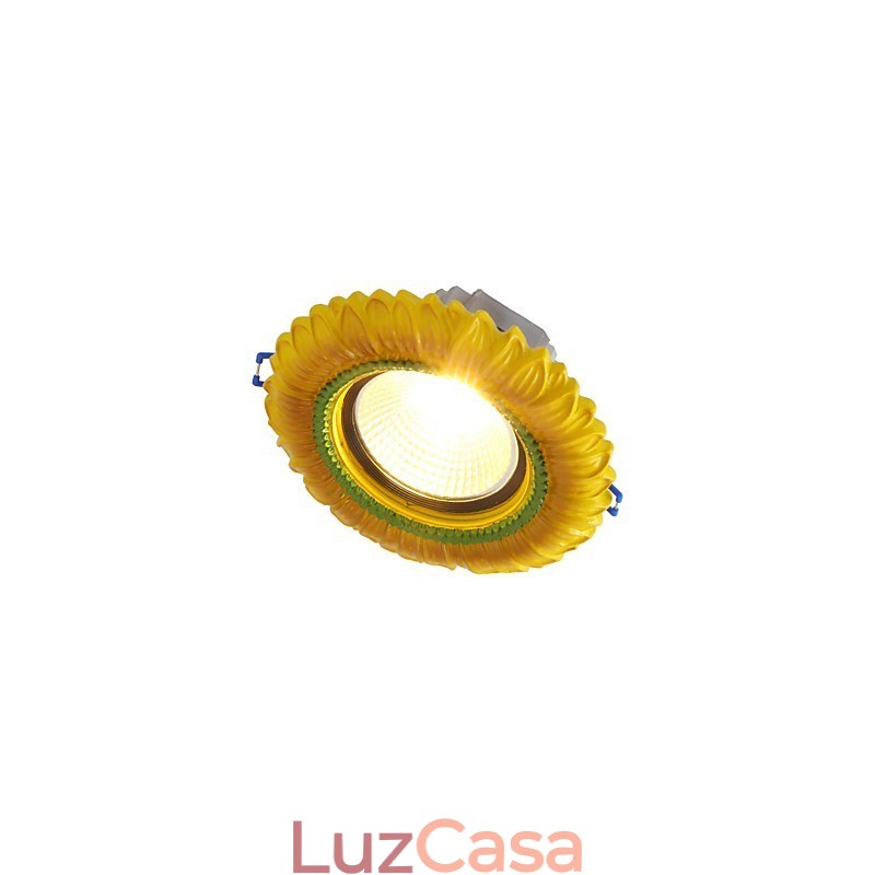 Luminária de teto europeia de 1 watt com furo de diâmetro de 6 a 7 cm, retrô, mediterrânea