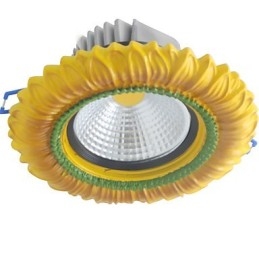 Luminária de teto europeia de 1 watt com furo de diâmetro de 6 a 7 cm, retrô, mediterrânea