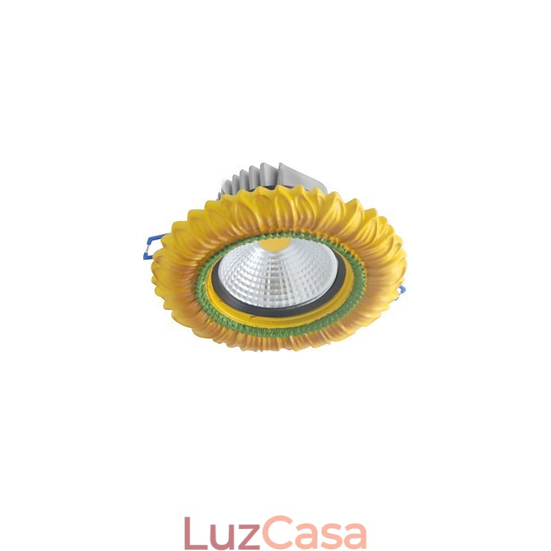 Luminária de teto europeia de 1 watt com furo de diâmetro de 6 a 7 cm, retrô, mediterrânea