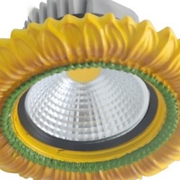 Luminária de teto europeia de 1 watt com furo de diâmetro de 6 a 7 cm, retrô, mediterrânea