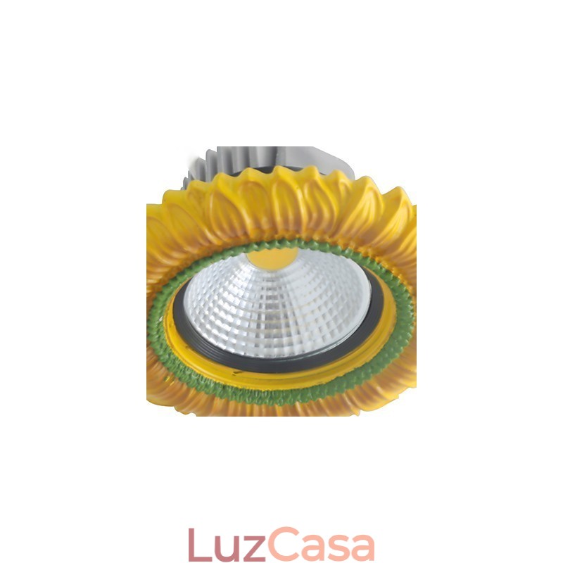 Luminária de teto europeia de 1 watt com furo de diâmetro de 6 a 7 cm, retrô, mediterrânea