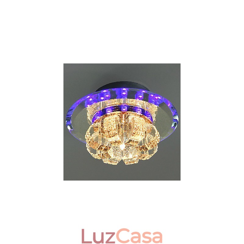Moderno Contemporâneo Cristal Galvanizado Cristal Montagem Embutida