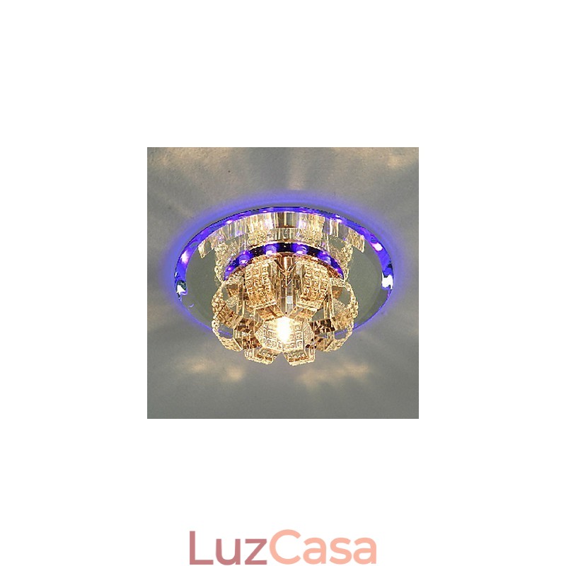 Moderno Contemporâneo Cristal Galvanizado Cristal Montagem Embutida