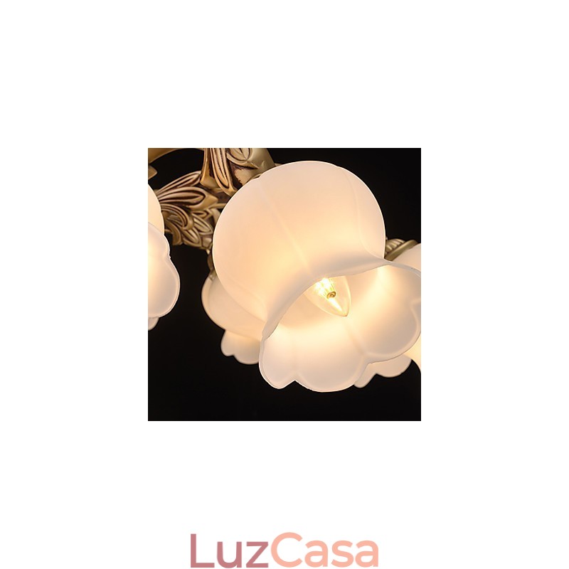 Lustre de Metal Moderno Contemporâneo Outros