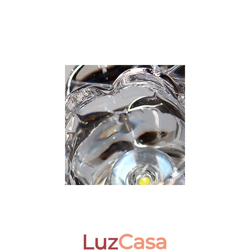 Mini estilo moderno e contemporâneo de cristal galvanizado metal montagem embutida