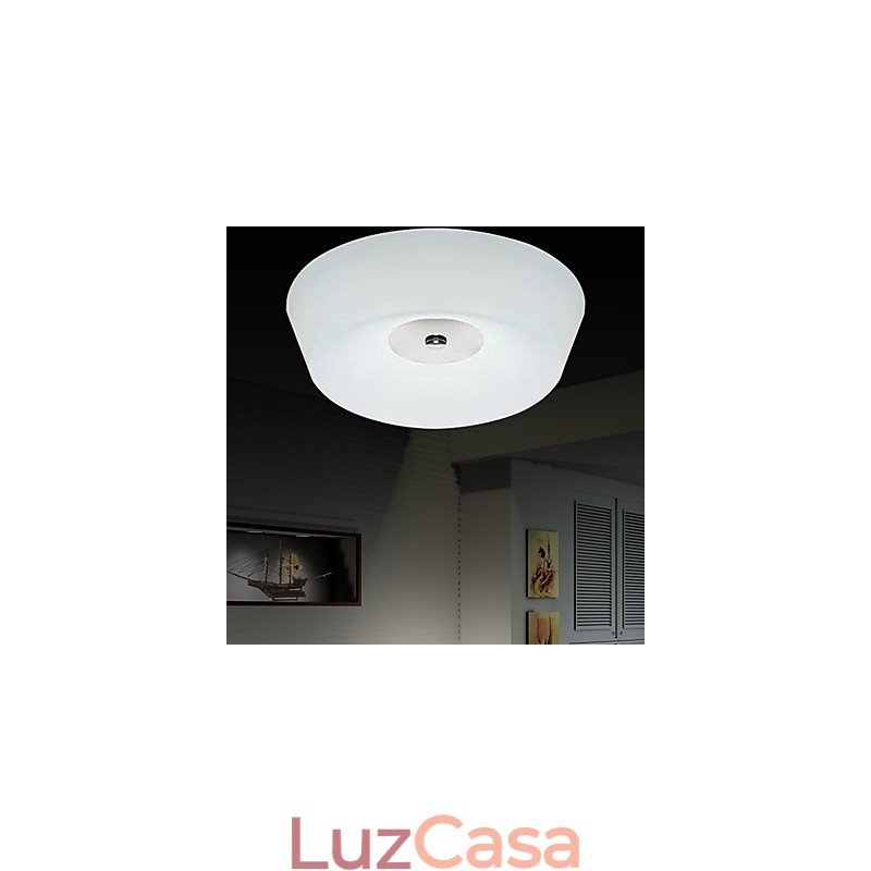 77W Moderno Contemporâneo Cromado Metal Montagem Embutida