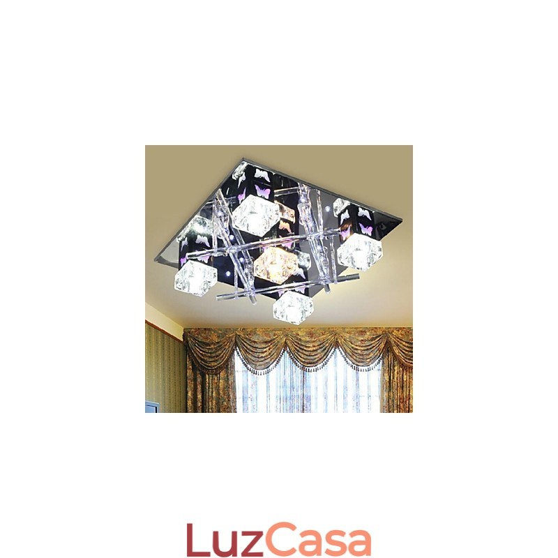 Moderno Contemporâneo Cristal Vidro Embutido
