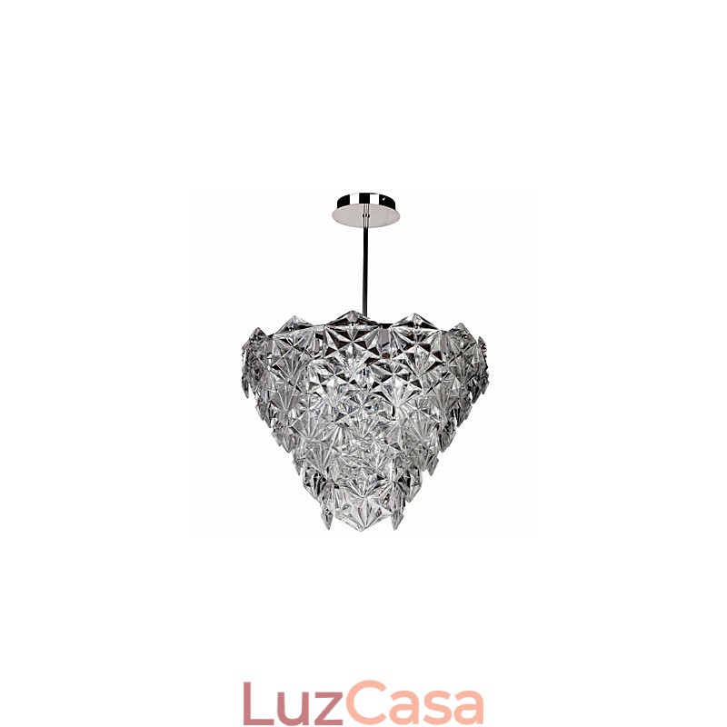 Lustre de cristal moderno contemporâneo Outros Lustre de cristal Luz pendente Montagem embutida
