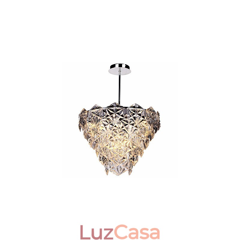 Lustre de cristal moderno contemporâneo Outros Lustre de cristal Luz pendente Montagem embutida