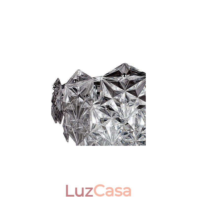 Lustre de cristal moderno contemporâneo Outros Lustre de cristal Luz pendente Montagem embutida