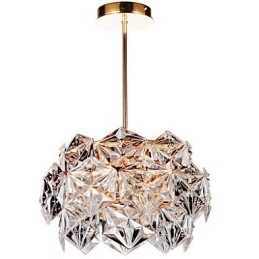 Lustre de cristal moderno contemporâneo Outros Lustre de cristal Luz pendente Montagem embutida